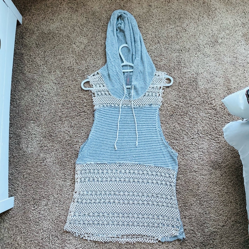 Unique Long Lace Tank Top